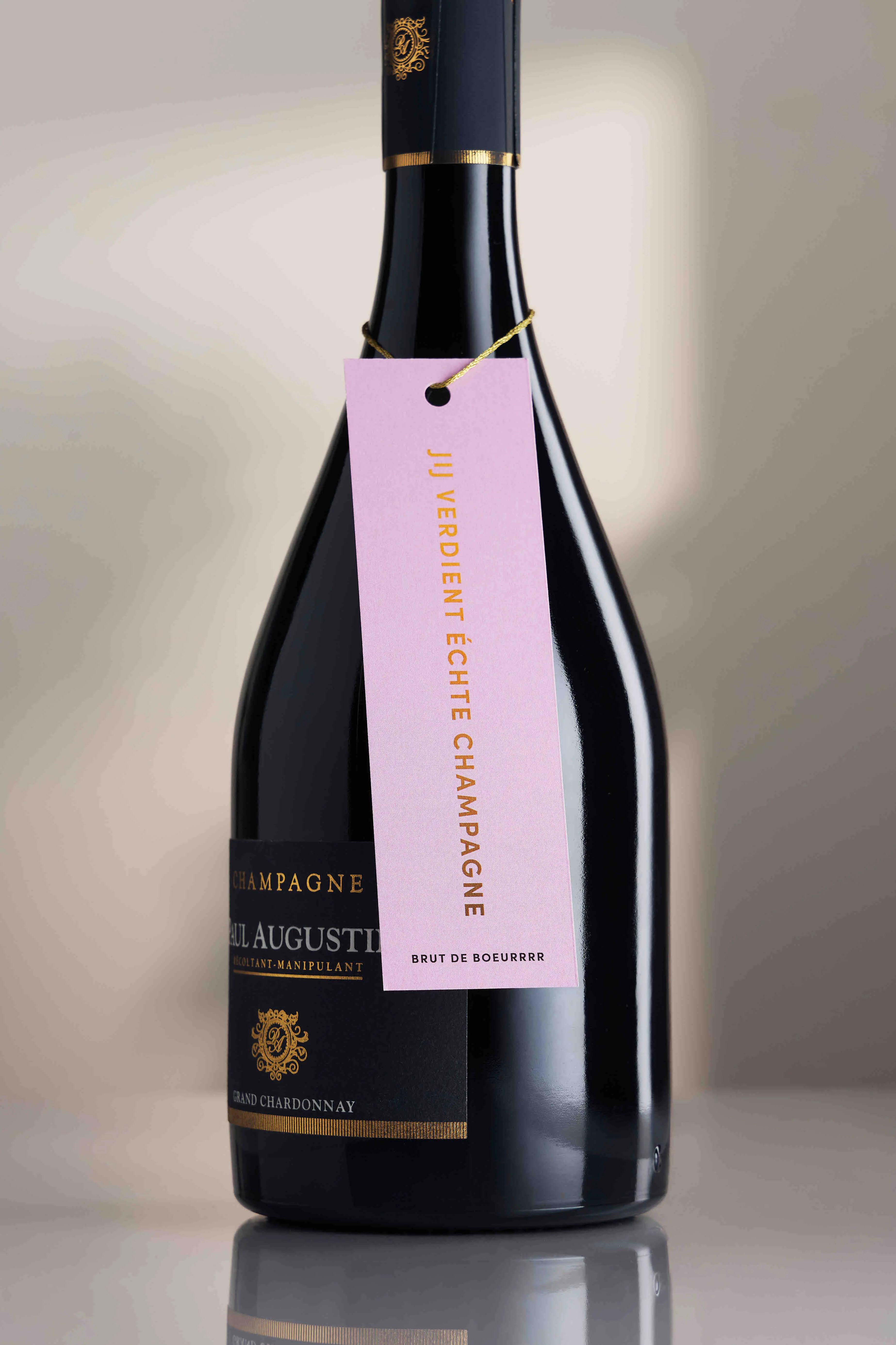 Champagne flessen met custom branding